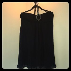 Metrostyle Black Halter Dress
